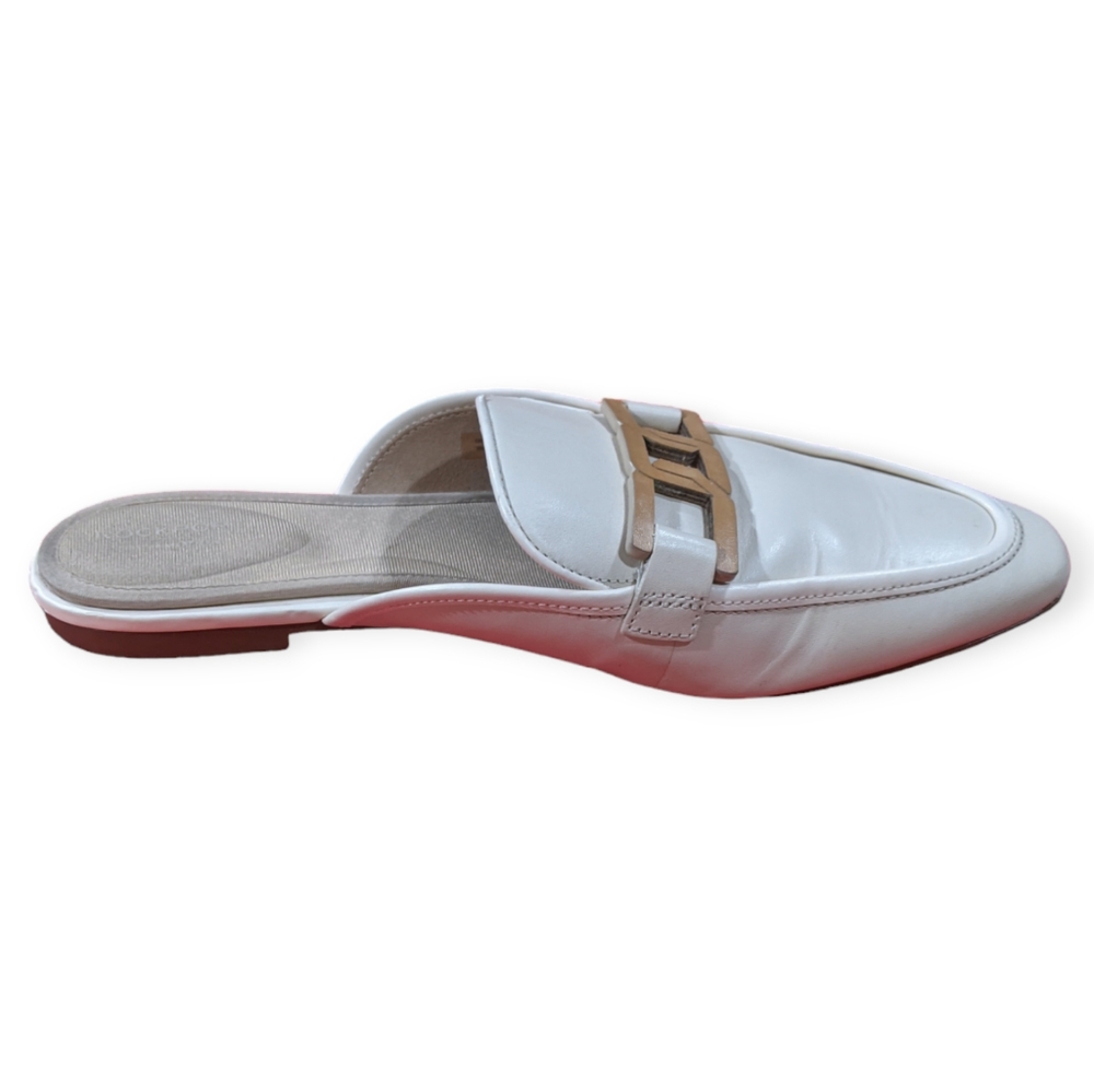 Rockport White and Tan Loafers
